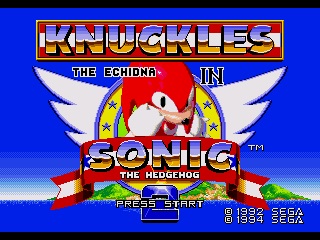 Knuckles the Exidna in Sonic the Hengehog 2