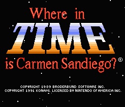 Where in Time is Carmen Sandiego?