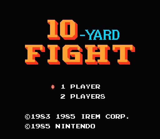 10 Yard Fight - игра для эмулятора приставки dendy