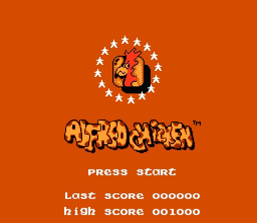 Игра для эмулятора приставки денди Alfred Chicken