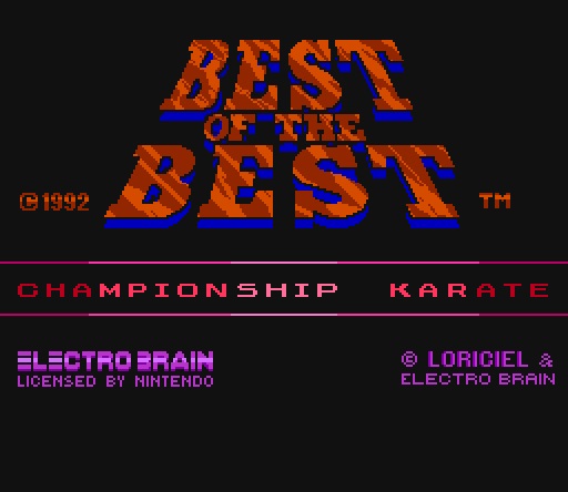 Best of the Best: Championship Karate