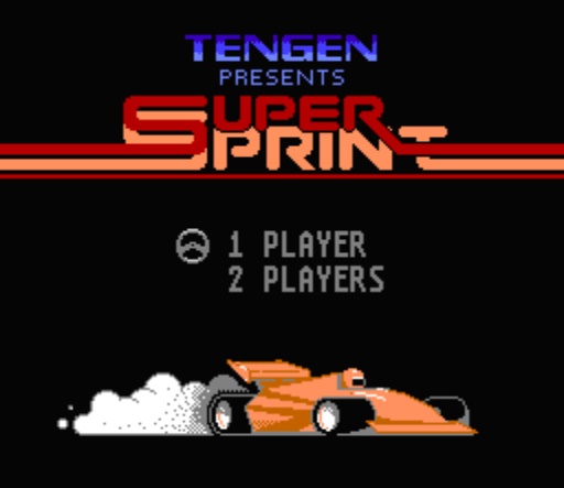 Выбор режима игры Super Sprint Выбор режима игры Super Sprint