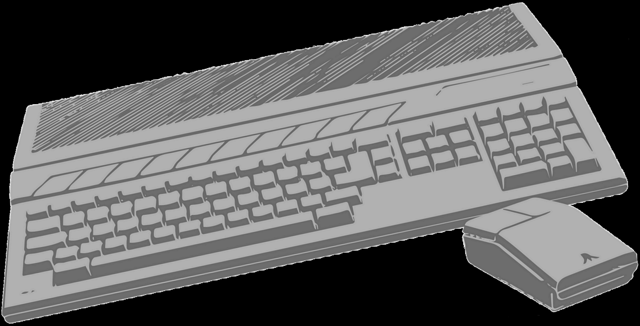 Atari 520ST, рисунок Atari 520ST, рисунок
