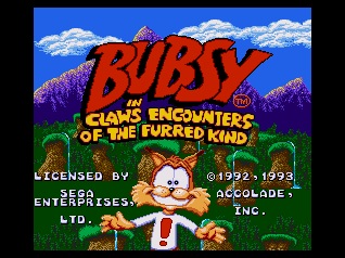 Bubsy in Claws Encounters of the Furred Kind